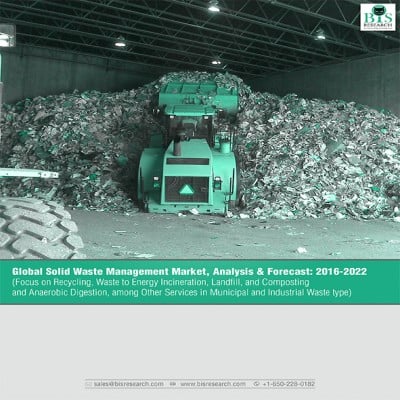Global Solid Waste Management Market - Analysis and Forecast (2016-2022) (Focus on Recycling, Waste to Energy Incineration, Landfill, and Composting and Anaerobic Digestion, among other services in Municipal and Industrial Waste type)